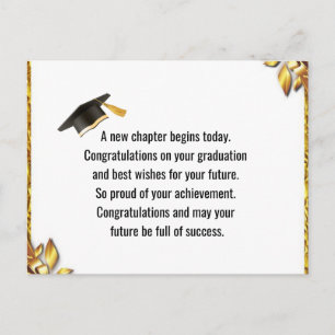 Cartes Pour Fêtes Annuelles Diplômé - Conception universelle pour tous les âge