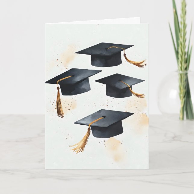 Cartes Pour Fêtes Annuelles Diplômes scolaires Casquette simple (Devant)