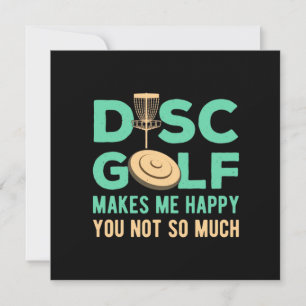 Cartes Pour Fêtes Annuelles Disk Golf Me Rend Heureux