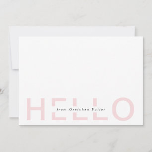 Cartes Pour Fêtes Annuelles Dites Bonjour Couleurs Personnalisées Papier à let