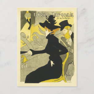 Cartes Pour Fêtes Annuelles Divan Japonaise Vintage Publicité française