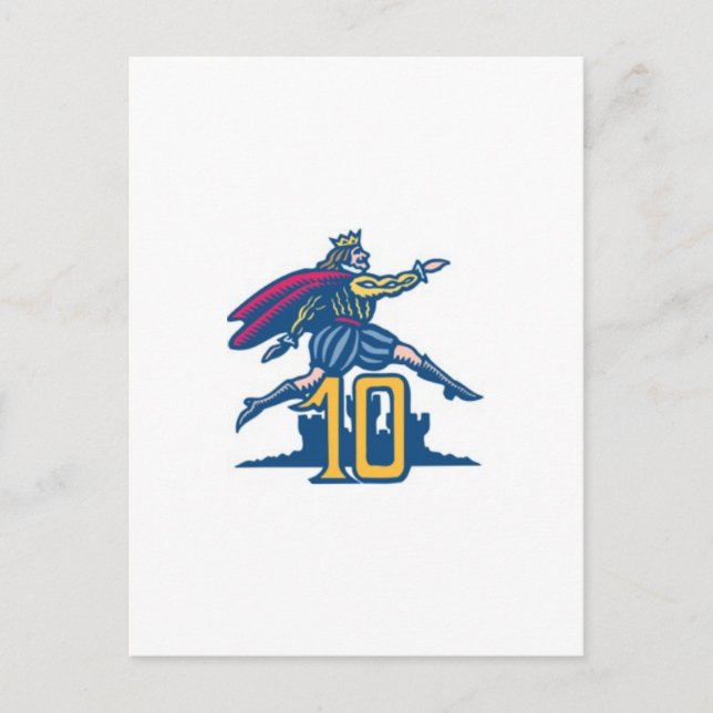 Cartes Pour Fêtes Annuelles Dix seigneurs à l'aube (Devant)