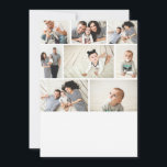 Cartes Pour Fêtes Annuelles DIY 5x7 8 Photo Collage Template<br><div class="desc">DIY 5x7 8 Photo Collage Template</div>