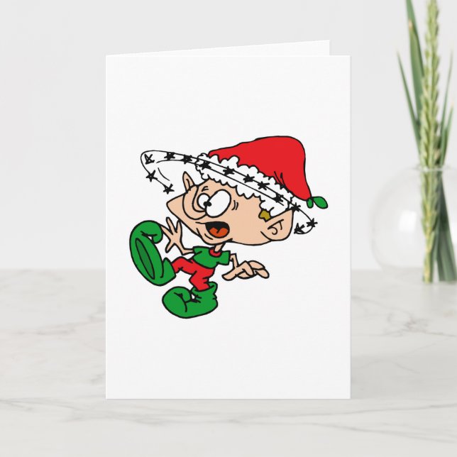 Cartes Pour Fêtes Annuelles Dizzy elfe (Devant)