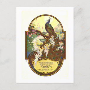 Cartes Pour Fêtes Annuelles Djer Kiss Fairies et Peacock