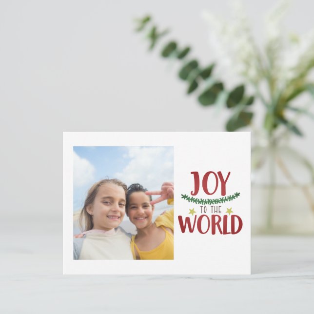 Cartes Pour Fêtes Annuelles do-it-yourself Créez votre propre Noël personnalis (Debout devant)