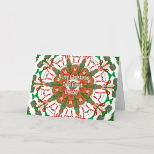 Cartes Pour Fêtes Annuelles Docteur Card de Noël