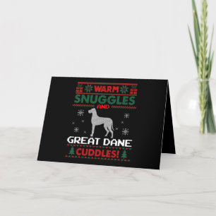 Cartes Pour Fêtes Annuelles Dog   Merry Christmas Great Dane Dog