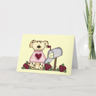 Cartes Pour Fêtes Annuelles Doggie Valentine's Day Tshirts and Gifts