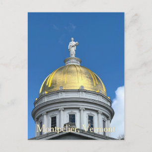 Cartes Pour Fêtes Annuelles dôme de la State House du Vermont