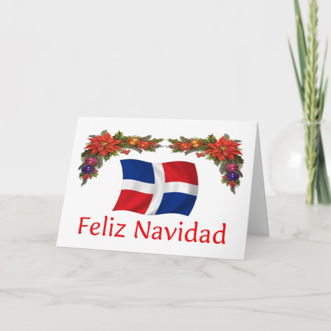 Cartes Pour Fêtes Annuelles Dominican Christmas (Devant)