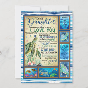 Cartes Pour Fêtes Annuelles Don de fille Lettre À Ma Fille De Maman