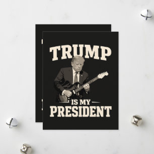 Cartes Pour Fêtes Annuelles Donald Trump est mon président