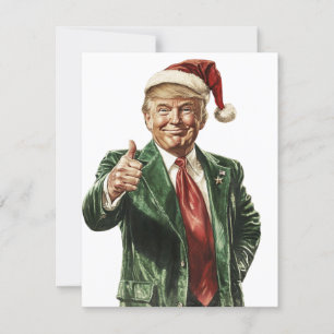 Cartes Pour Fêtes Annuelles Donald Trump Funny Christmas Card