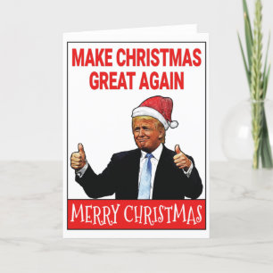 Cartes Pour Fêtes Annuelles Donald Trump Make Christmas Great Again