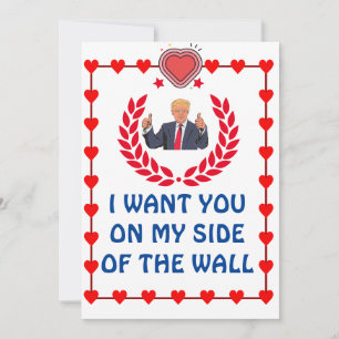 Cartes Pour Fêtes Annuelles donald trump valentines day FUNNY