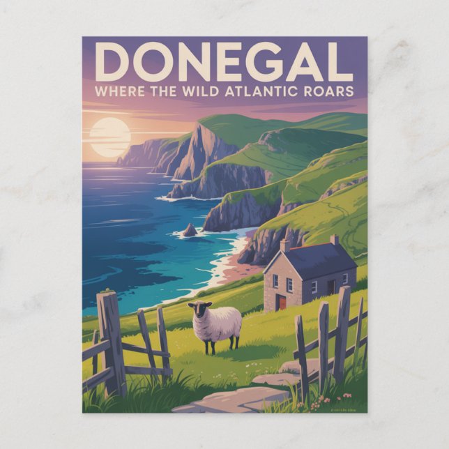 Cartes Pour Fêtes Annuelles Donegal Irlande (Devant)