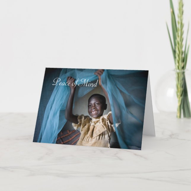 Cartes Pour Fêtes Annuelles Donnez le cadeau de vie - Donnez un lit... - Custo (Devant)