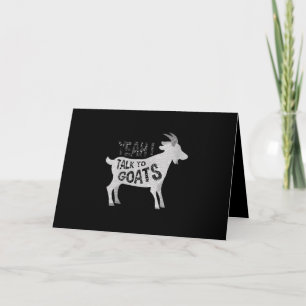 Cartes Pour Fêtes Annuelles Dons De Chèvre Pour Les Amateurs De Chèvre Drôle
