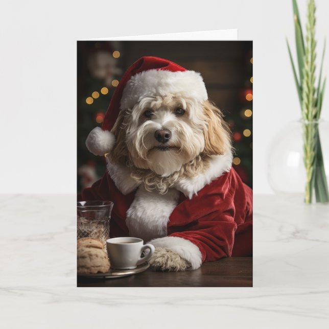 Cartes Pour Fêtes Annuelles Doodle Dog (Devant)