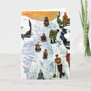 Cartes Pour Fêtes Annuelles Dormir et creuser