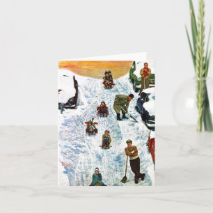 Cartes Pour Fêtes Annuelles Dormir et creuser