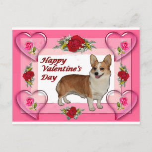 Cartes Pour Fêtes Annuelles Dott Hearts & Roses Valentine's Card