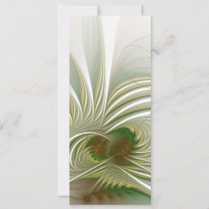 Cartes Pour Fêtes Annuelles Douce et tendre fantaisie florale fractale