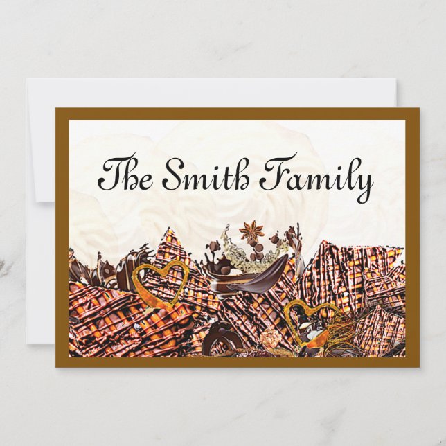 CARTES POUR FÊTES ANNUELLES DOUCE JOURNÉE ENSOLEILLÉE ! :) (Devant)