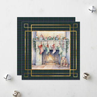 Cartes Pour Fêtes Annuelles Douglas Modern Scottish Tartan Christmas 