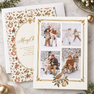 Cartes Pour Fêtes Annuelles Douze Jours de Noël Photomontage