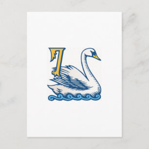 Cartes Pour Fêtes Annuelles Douze jours de Noël - Sept Cygnes nage