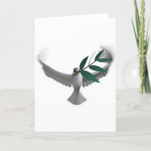 Cartes Pour Fêtes Annuelles Dove-olivebranche