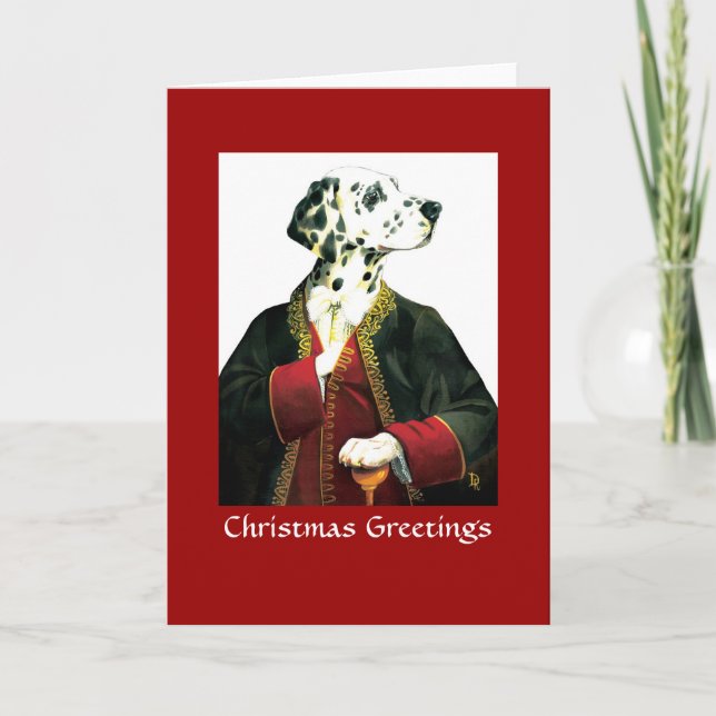 Cartes Pour Fêtes Annuelles DR004 Dalmatie, Christmas Greetings (Devant)