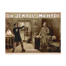 Dr Jekyll et Mr Hyde Illustration Vintage des anné