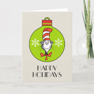 Cartes Pour Fêtes Annuelles Dr. Seuss   Grinch   Chapeau classique du chat