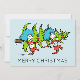 Cartes Pour Fêtes Annuelles Dr. Seuss Grinch Chose Une Chose Noël