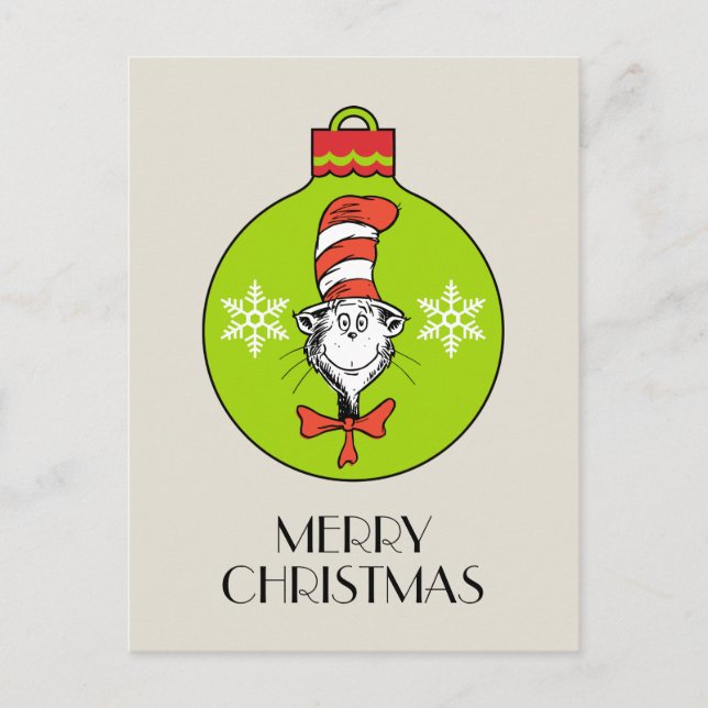 Cartes Pour Fêtes Annuelles Dr. Seuss | The Grinch | Classic The Cat in the Ha (Devant)
