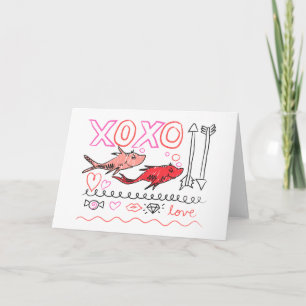 Cartes Pour Fêtes Annuelles Dr. Seuss Valentine   Conception XOXO