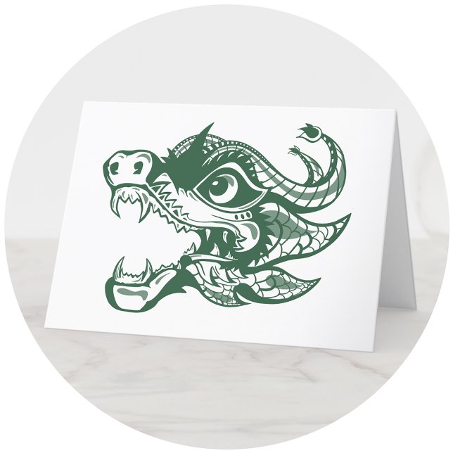 Cartes Pour Fêtes Annuelles dragon (Créateur téléchargé)