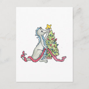 Cartes Pour Fêtes Annuelles Dragon de Noël