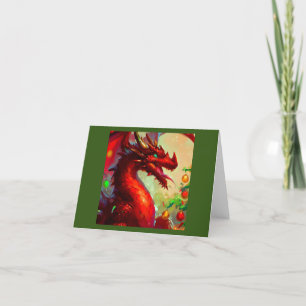 Cartes Pour Fêtes Annuelles Dragon de Noël 1