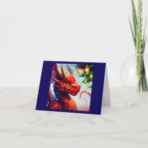 Cartes Pour Fêtes Annuelles Dragon de Noël 2