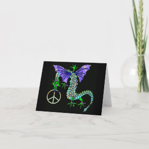 Cartes Pour Fêtes Annuelles Dragon de paix