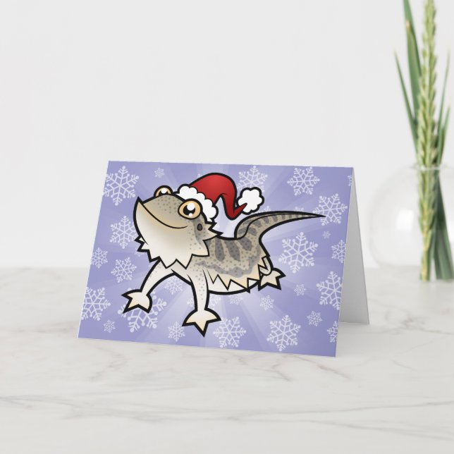 Cartes Pour Fêtes Annuelles Dragon hérissé de Noël / Dragon de Rankins (Devant)