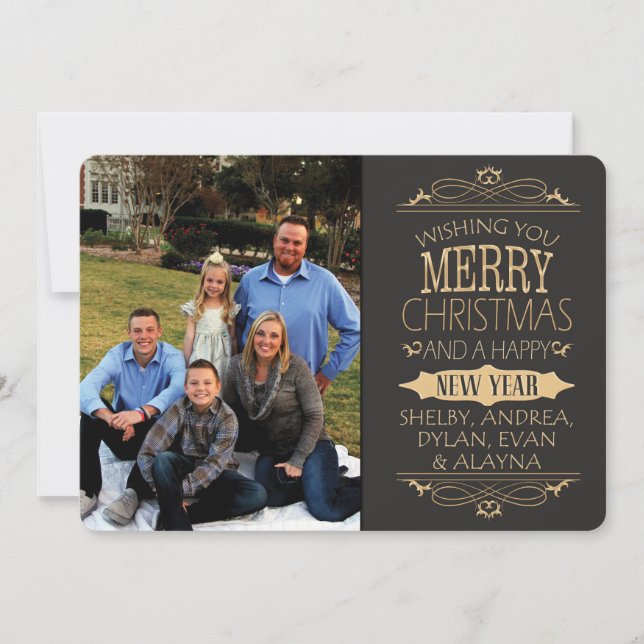 Cartes Pour Fêtes Annuelles Drake Christmas Card (Devant)