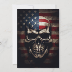 Cartes Pour Fêtes Annuelles Drapeau américain