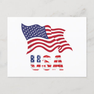 Cartes Pour Fêtes Annuelles Drapeau américain des États-Unis d'Amérique 4 