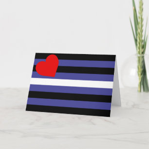 Cartes Pour Fêtes Annuelles Drapeau de fierté cuir