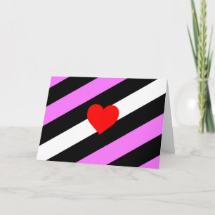 Cartes Pour Fêtes Annuelles Drapeau de fierté de fille de cuir